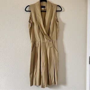 P. J. KLEIN VTG Wrap Sleeveless Shorts Romper Women Fits Medium